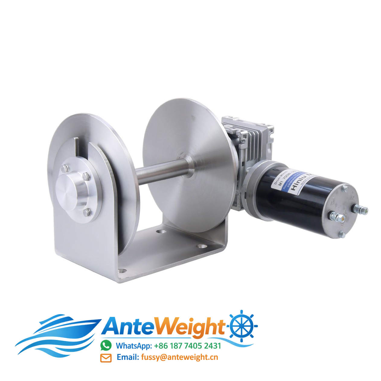 Fishing Boat Anchor Winch - Treuil d'ancre à tambour électrique 12V